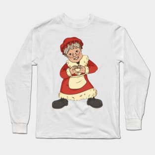 Christmas characters dancing t-shirt design Sticker Long Sleeve T-Shirt